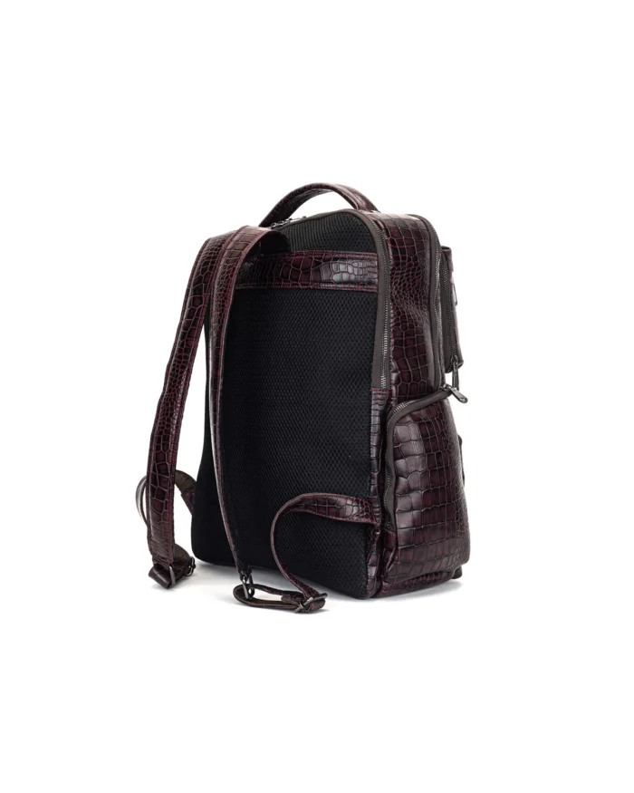 Florence Leather Backpack - Cherry - Image 2
