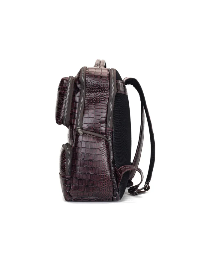 Florence Leather Backpack - Cherry - Image 3