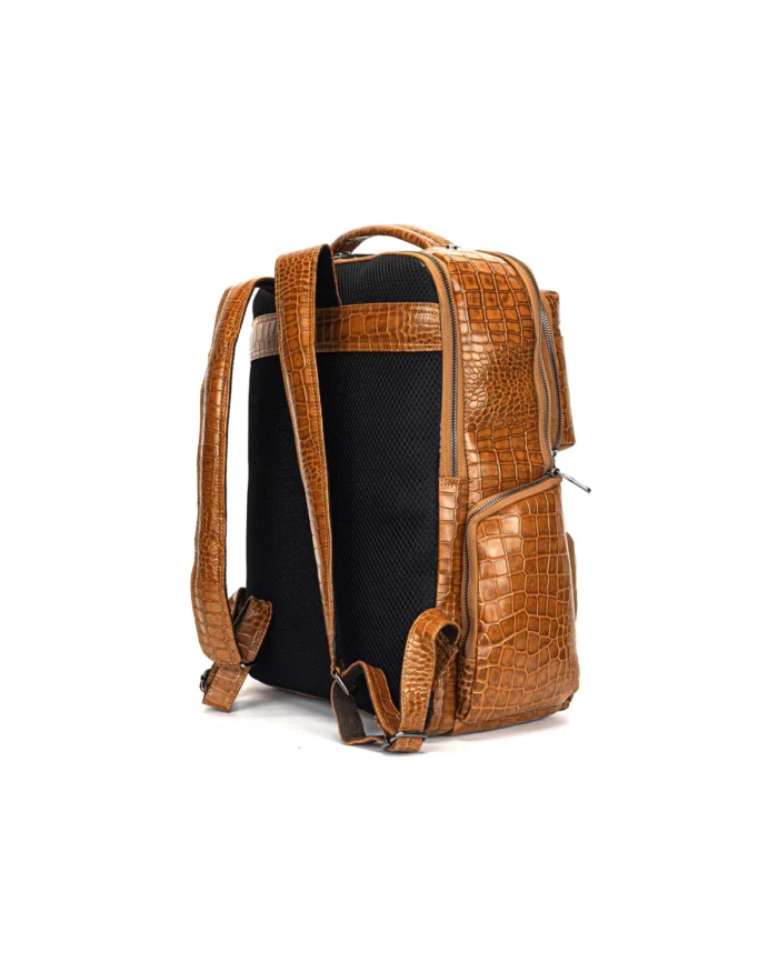 Florence Leather Backpack - Tan - Image 2
