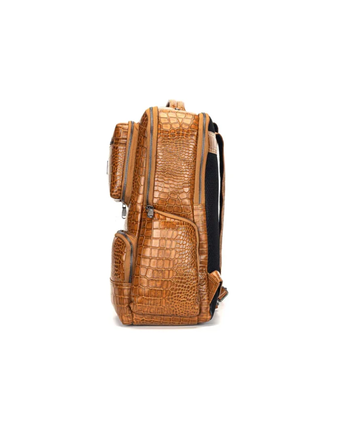 Florence Leather Backpack - Tan - Image 3