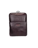 Bari Leather Backpack - Cherry