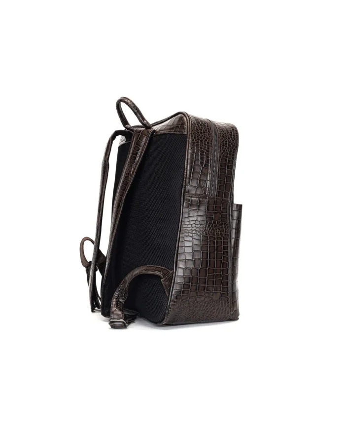 Bari Leather Backpack - Brown - Image 3
