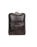Bari Leather Backpack - Brown