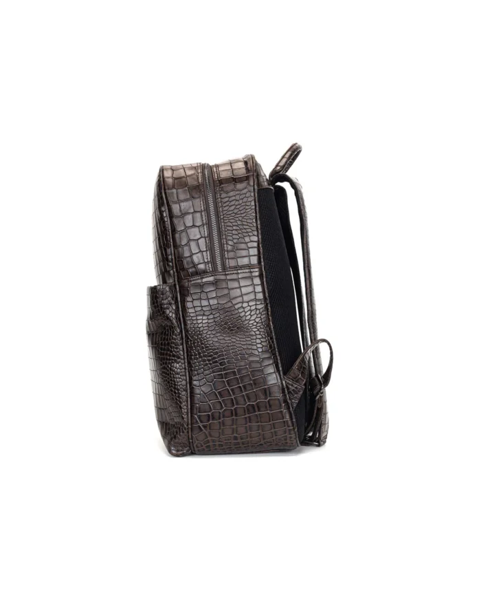 Bari Leather Backpack - Brown - Image 2