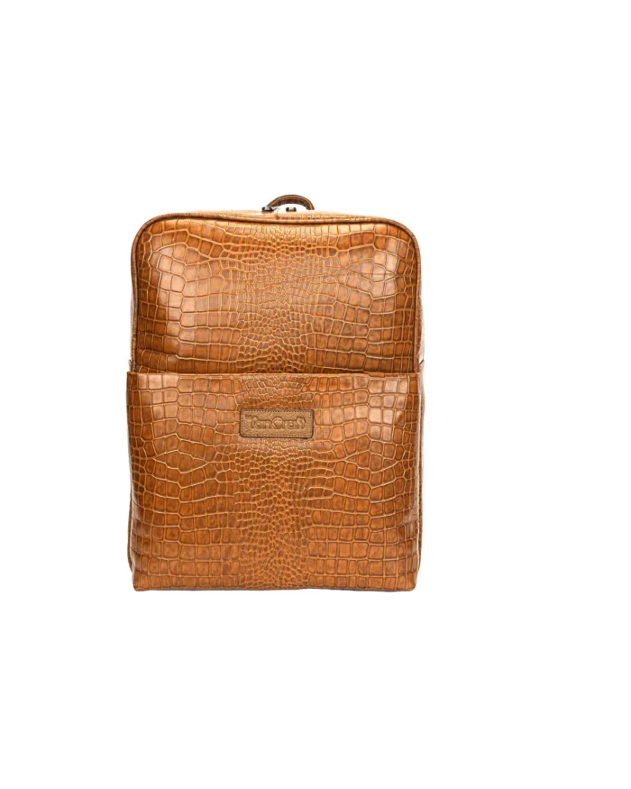 Bari Leather Backpack - Tan