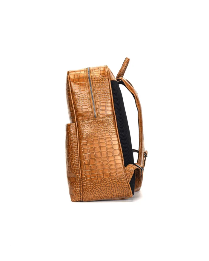 Bari Leather Backpack - Tan - Image 4
